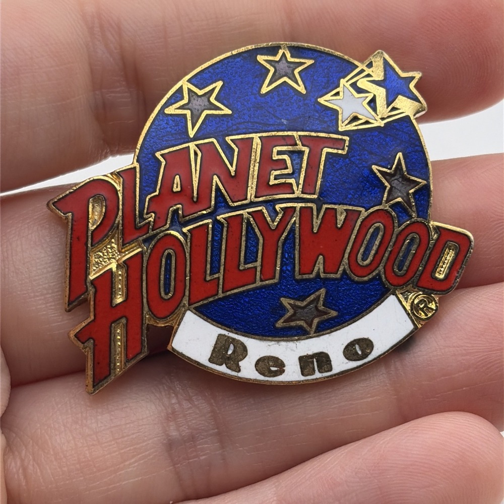 Planet Hollywood Reno Nevada Restaurant Lapel Hat Pin